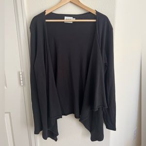 Pact cardigan in washed black Sz L, NWOT